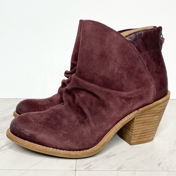 Sofft Teyton Distressed Suede Slouch Bootie 7M - Picture 1 of 14
